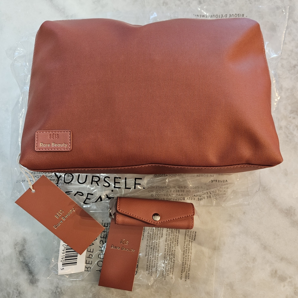 Beis x Rare Beauty Cosmetic Bag Set in Worth